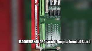 IS200TDBSH6A GE Mark VI Discrete I/O-simplex-terminalkaart